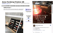Desktop Screenshot of annaforsbergfrisorer.se