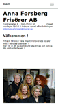 Mobile Screenshot of annaforsbergfrisorer.se